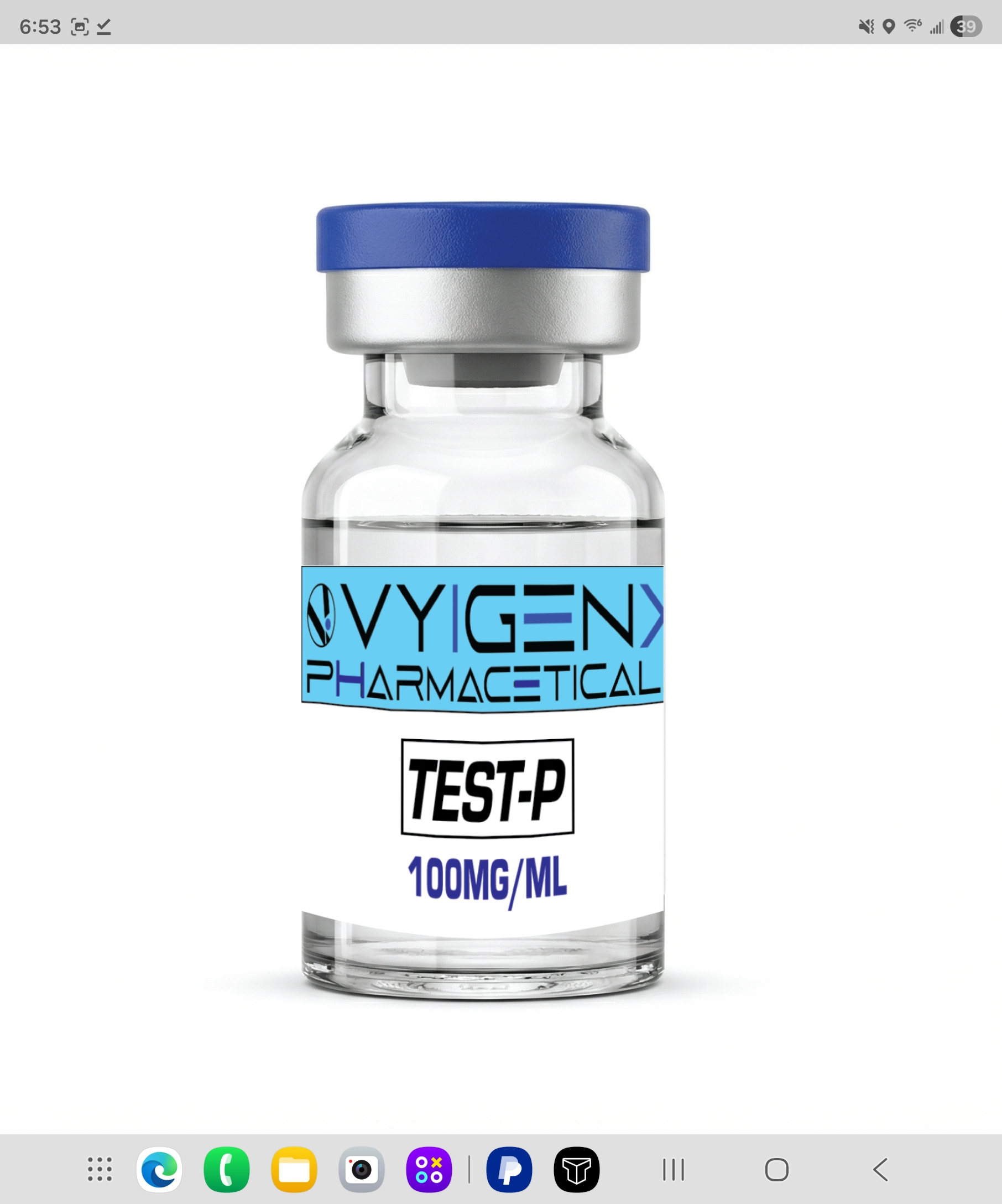 Testosterone Propionate 10ml 100mg