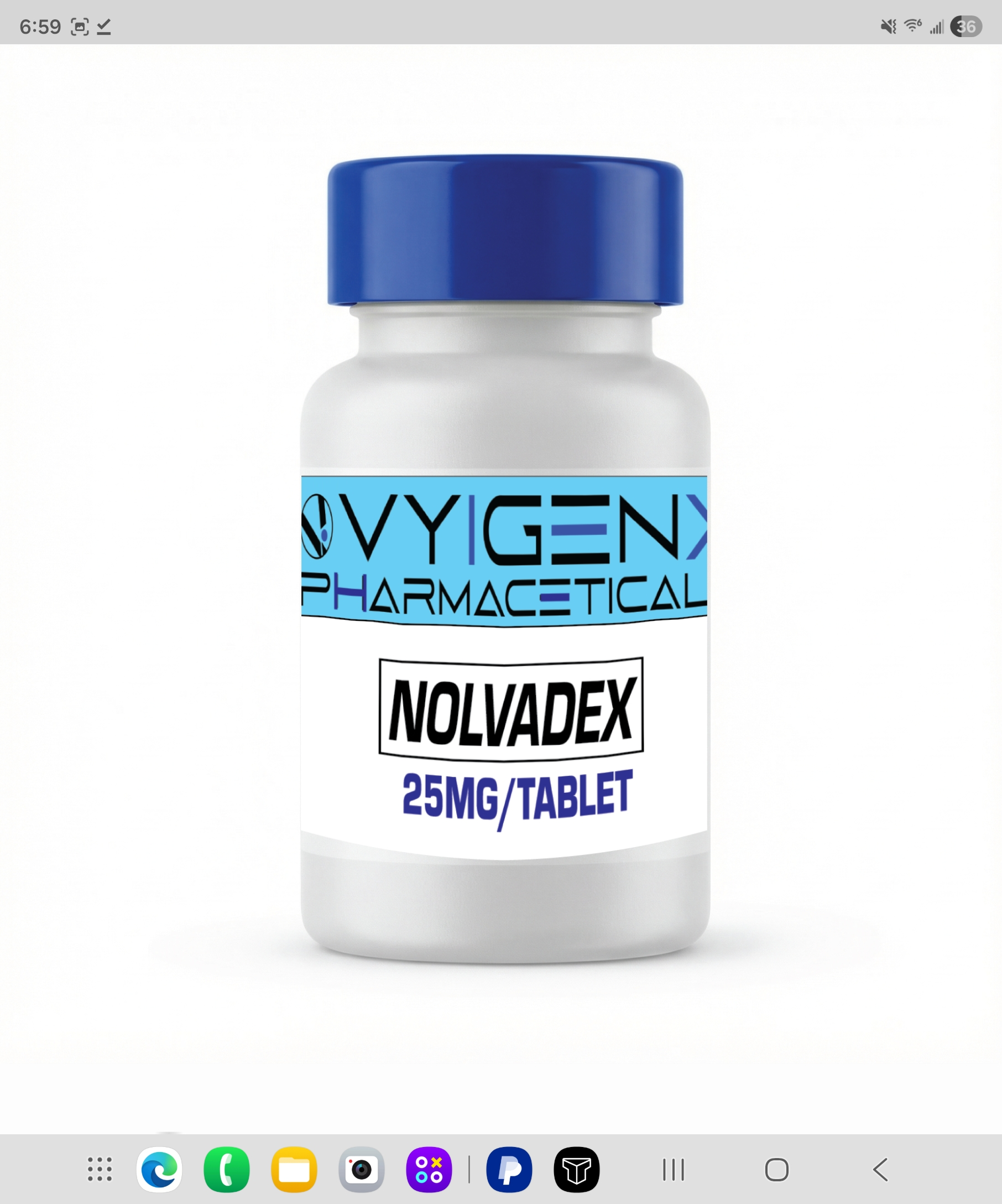 Nolvadex (Tamoxifen Citrate) 25mg 50 tabs